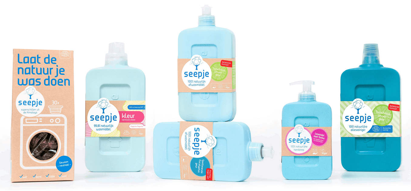 Seepje lanceert shampoo- en douchegelfles voor het leven