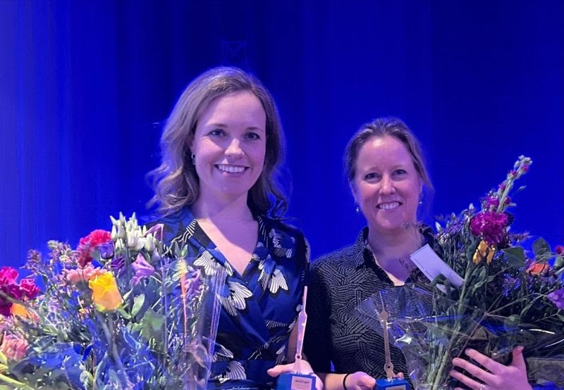 Paola Vasters en Ilse Verveer winnen de Zorgverslimmer award 2024