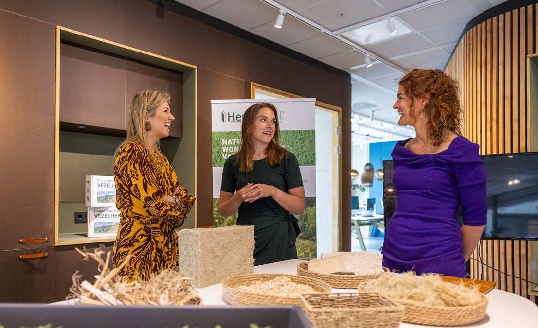 Koningin Máxima bezoekt Foodvalley in het kader van circulaire landbouw