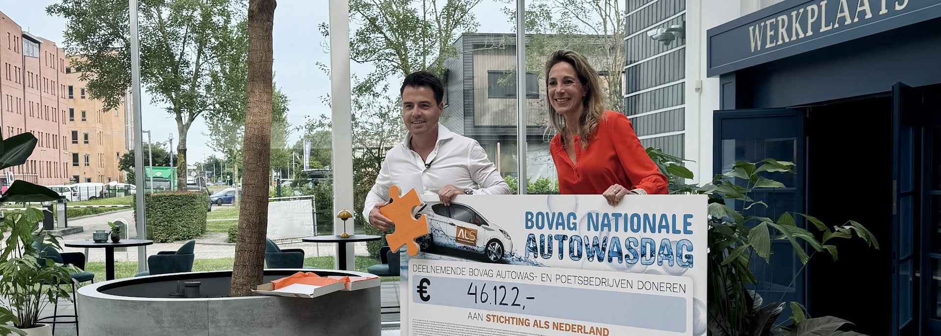 BOVAG Nationale Autowasdag 2024 haalt Recordbedrag op voor Stichting ALS Nederland