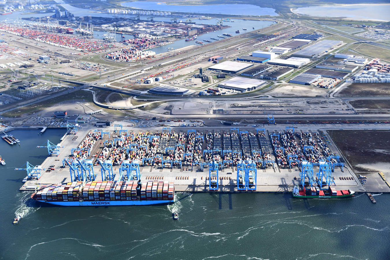 Walstroom voor zeeschepen bij APM Terminals Maasvlakte II vanaf 2028