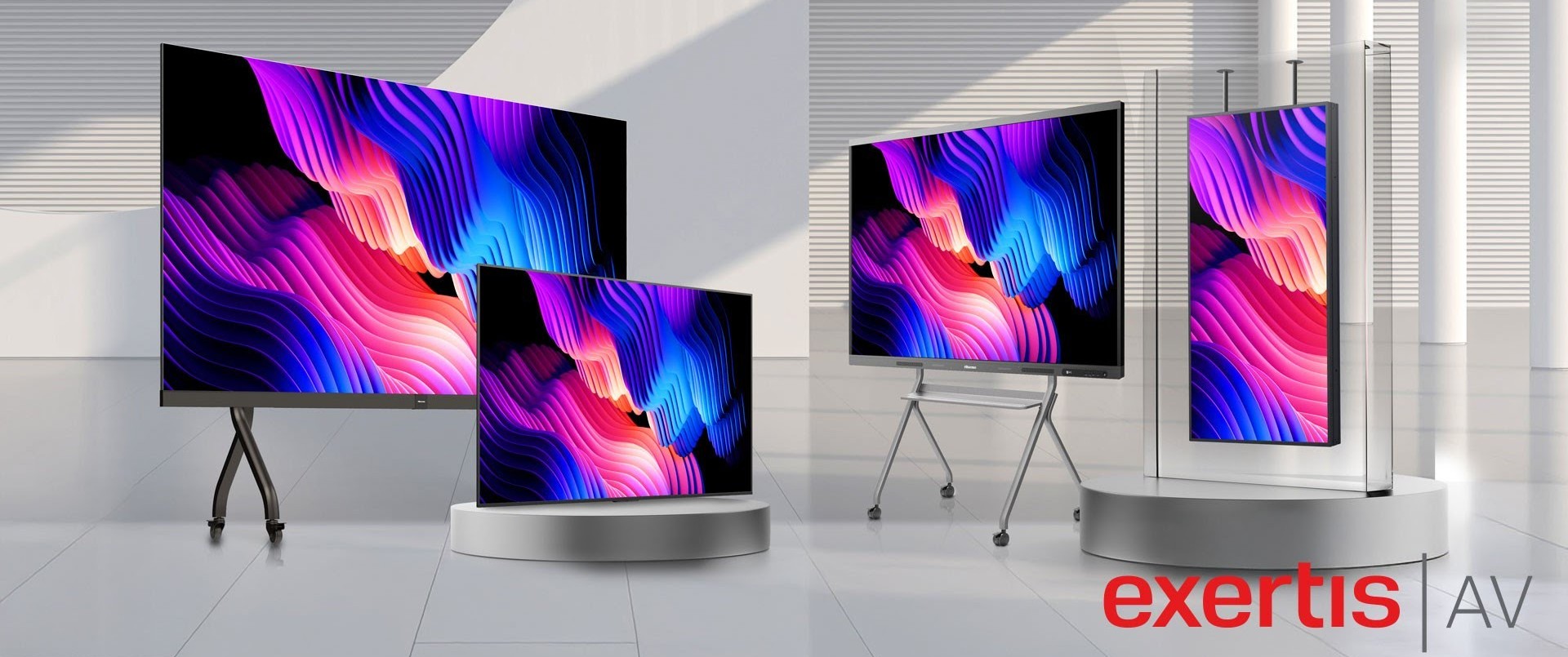 Exertis AV en Hisense Commercial Display kondigen partnership aan