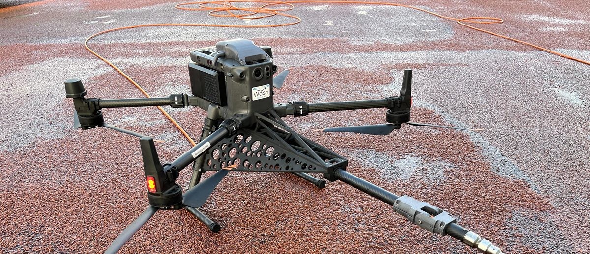 Gom gaat drones inzetten voor glas- en gevelreiniging