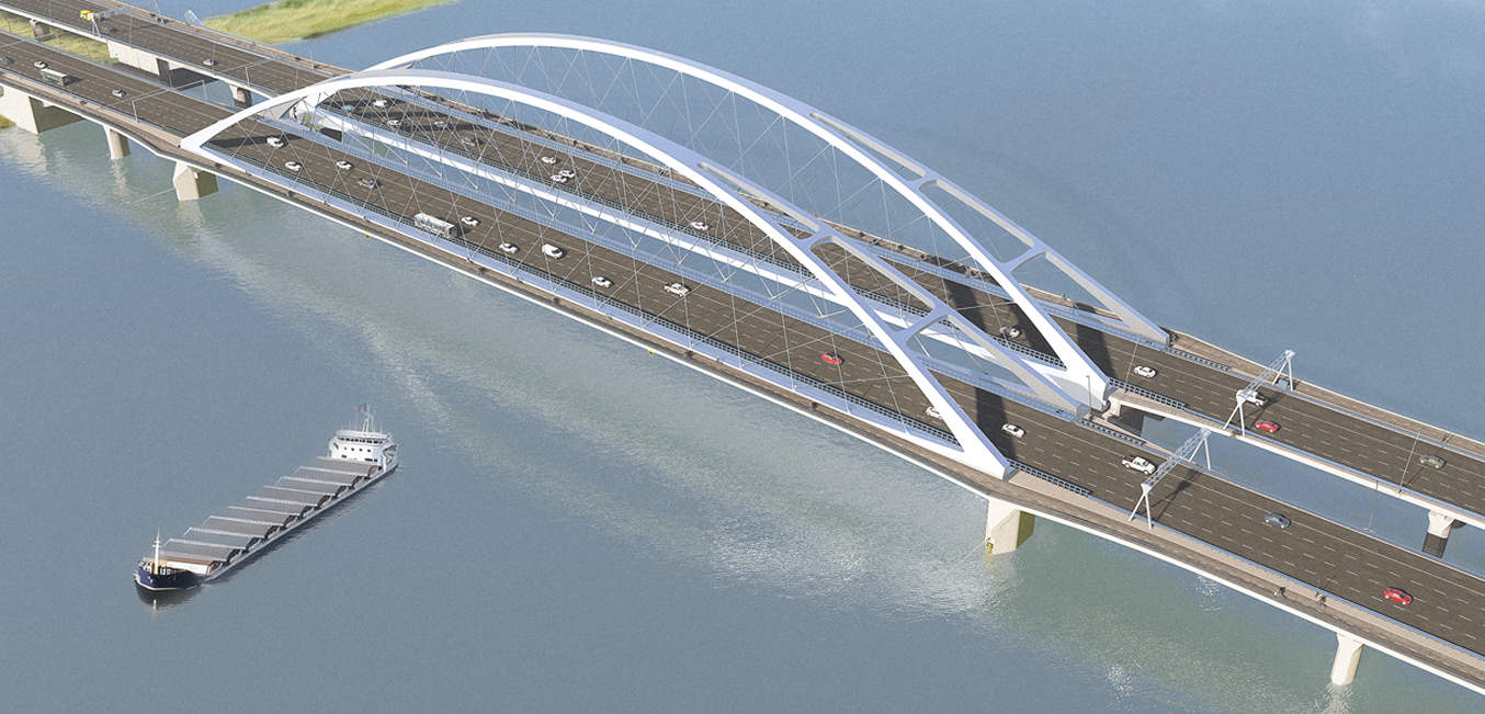 Nieuwe fase voor aanleg westelijke Merwedebrug gestart