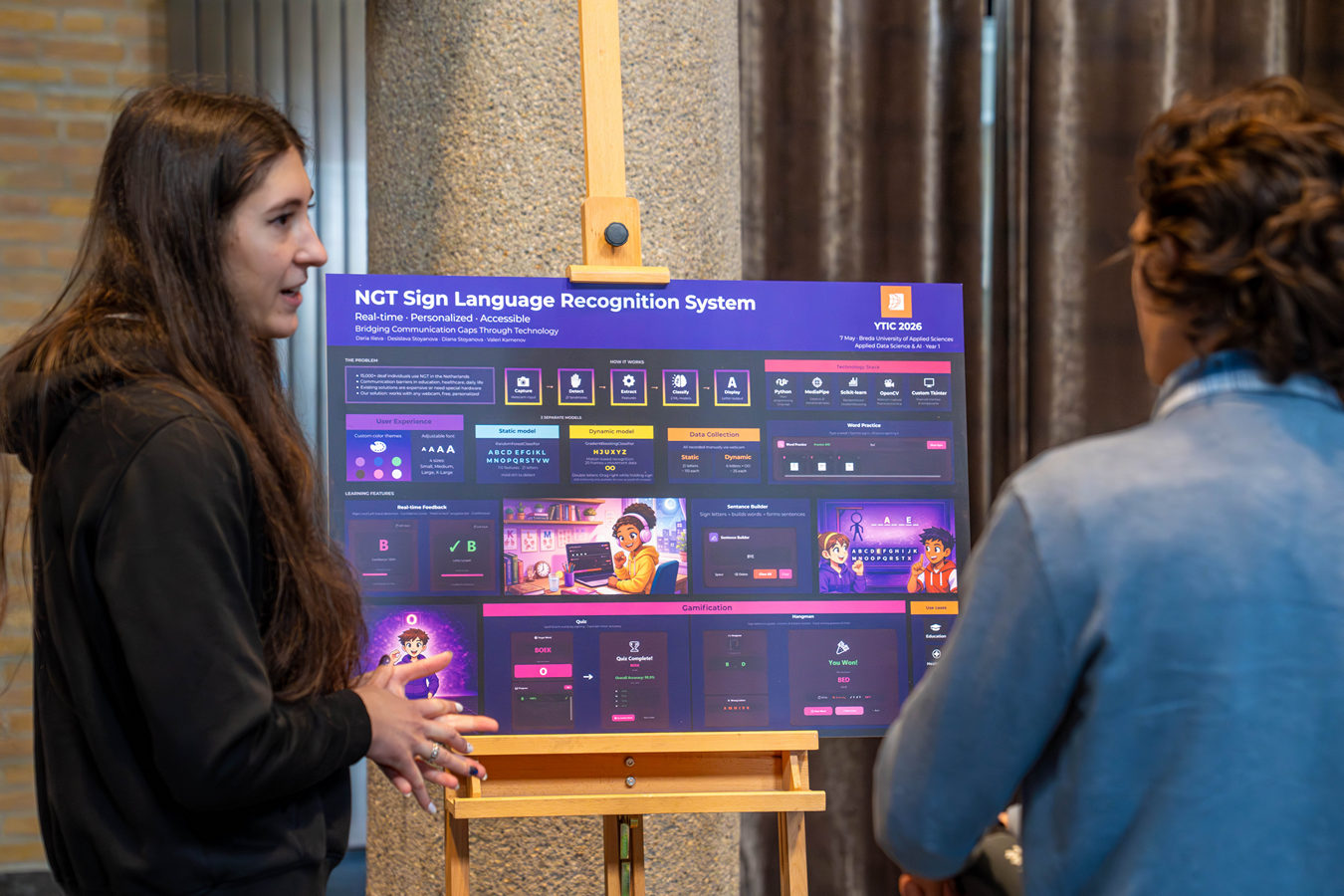 BUas-studenten ontwikkelen leerplatform voor Nederlandse Gebarentaal met AI