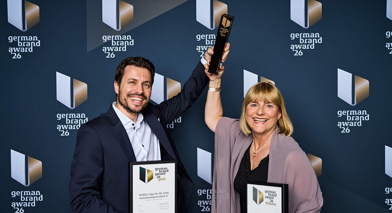SCHELL wint twee prijzen bij German Brand Award 2026