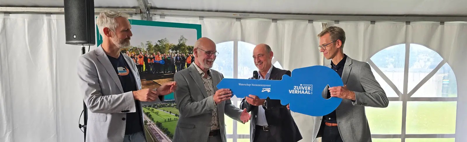 Nieuwe watertransportleidingen voor rioolwaterzuivering Westerkwartier succesvol opgeleverd
